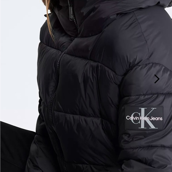 Calvin Klein puffer jacket NWT black womens plus 3X - Picture 3 of 4